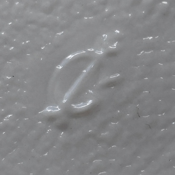 White milk glass Challinor & Taylor Scroll relish dish plate serving spoon rare - Picture 3 of 9